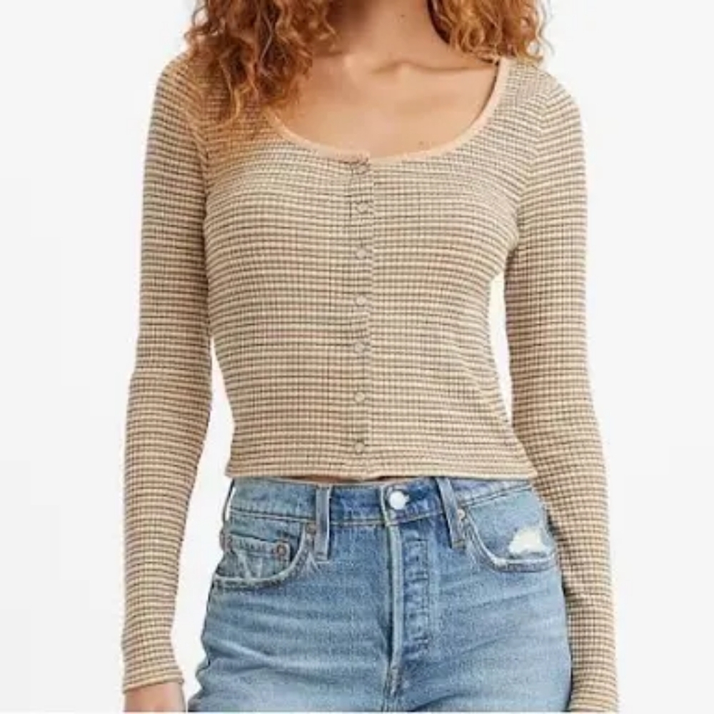 Levi's Long Sleeve Ribbed Tee NWT